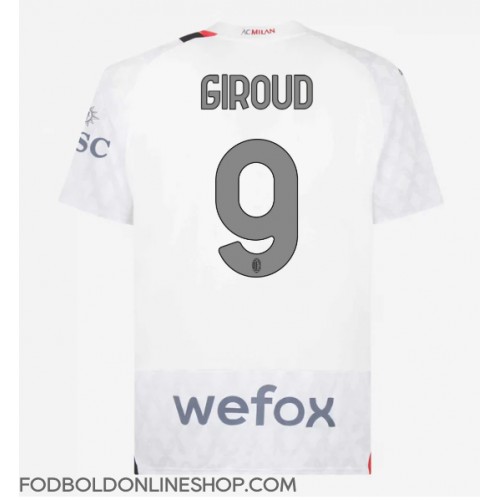 AC Milan Olivier Giroud #9 Udebanetrøje 2023-24 Kortærmet